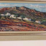 Original Swedish Oil on Canvas – “Bergsby Taragona” by Henry Eldin