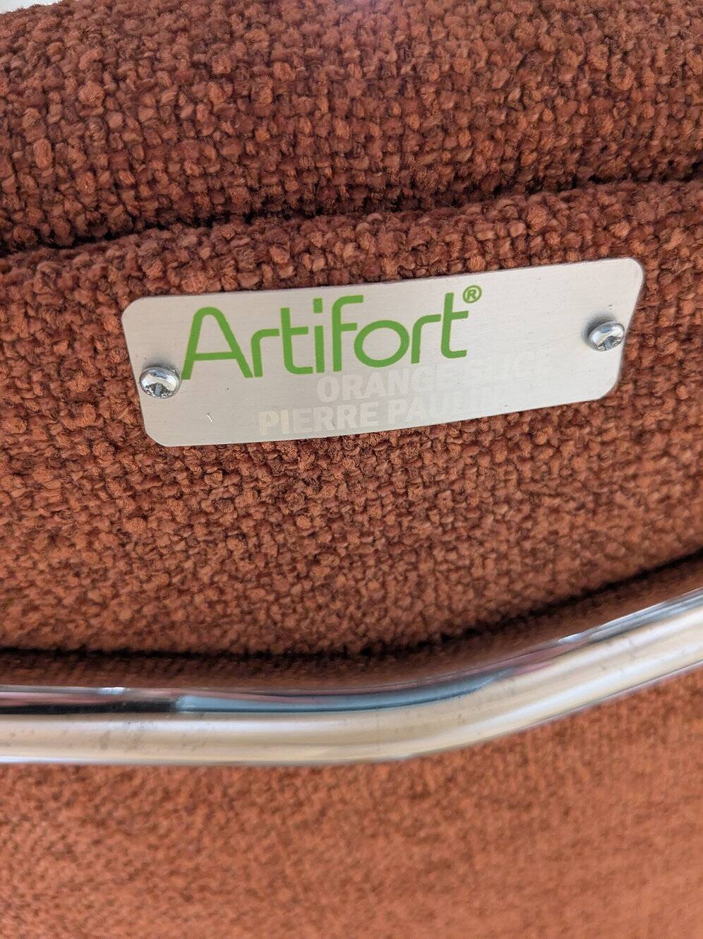 Fauteuil Orange slice terracotta