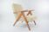 Armchair Kompas corduroy cream renovated