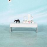 Minimalist television/audio furniture Pastoe q-bus, 1970s design.