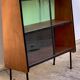 Vintage glass-fronted library Alta 1950
