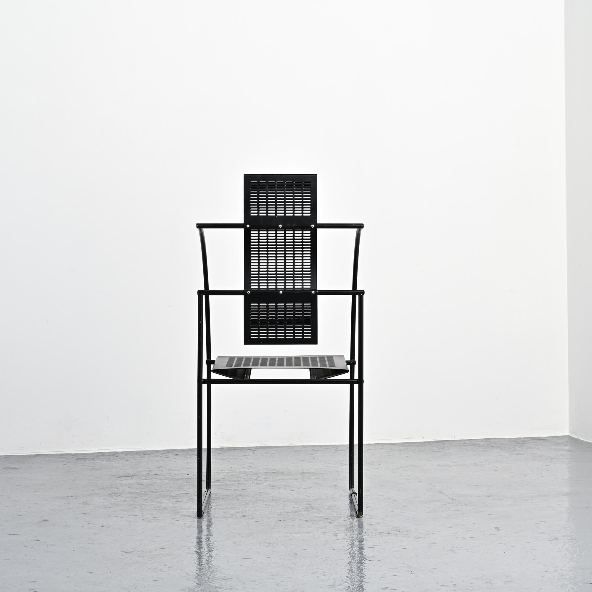 Quinta 605 chair by Mario Botta for Alias, circa 1985