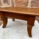 Footrest style rocaille Louis XV 1930 wooden