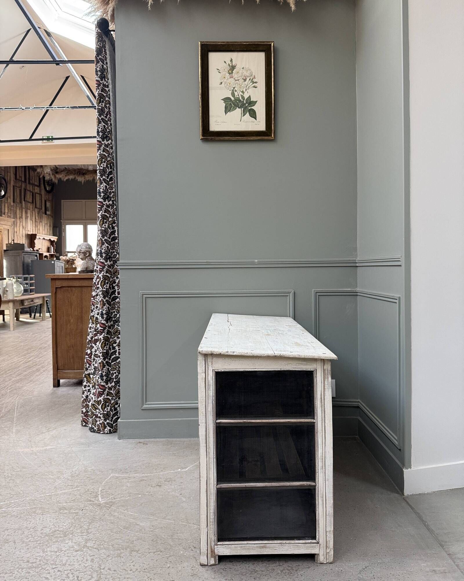 Patinated (renovated) pantry.