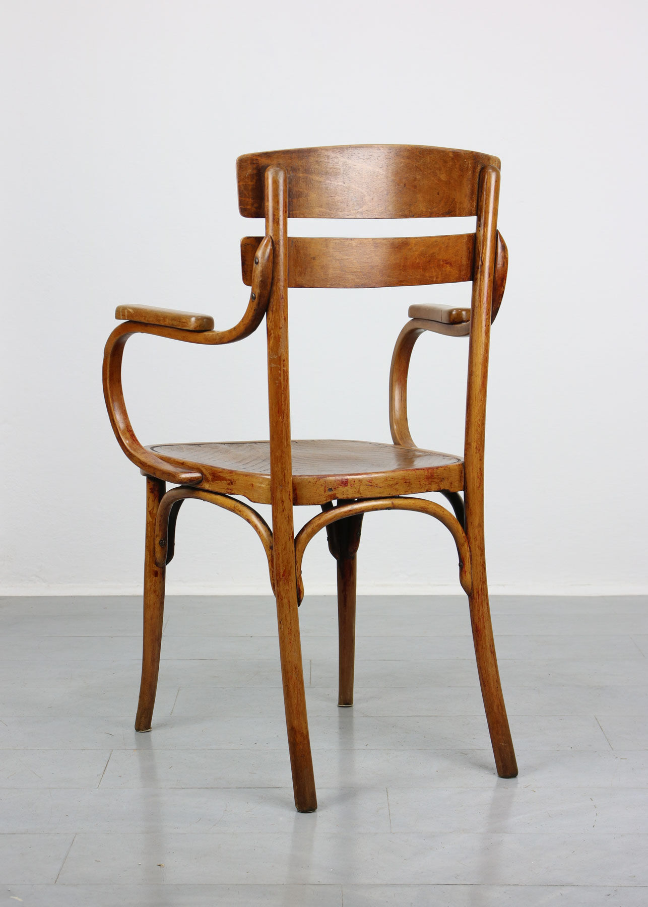 Antique bentwood armchair
