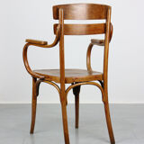 Antique bentwood armchair