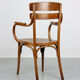 Antique bentwood armchair
