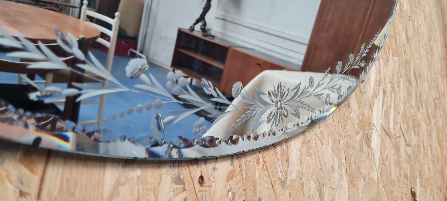 Miroir biseauté art deco