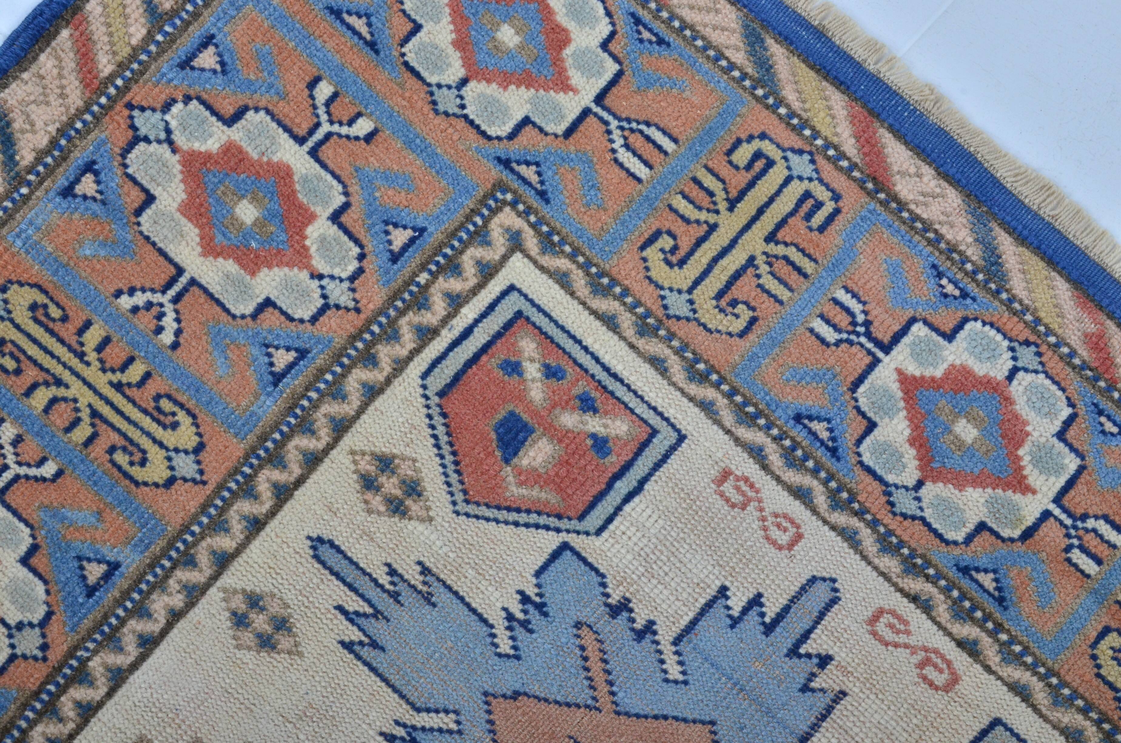 Oushak Vintage Wool Rug sku 3425