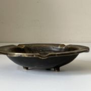 Vintage bronze ashtray design from the 60s