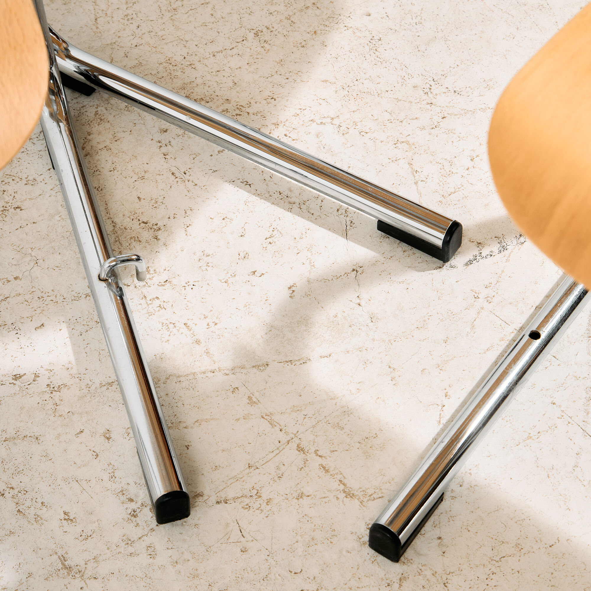 Stackable beech chair