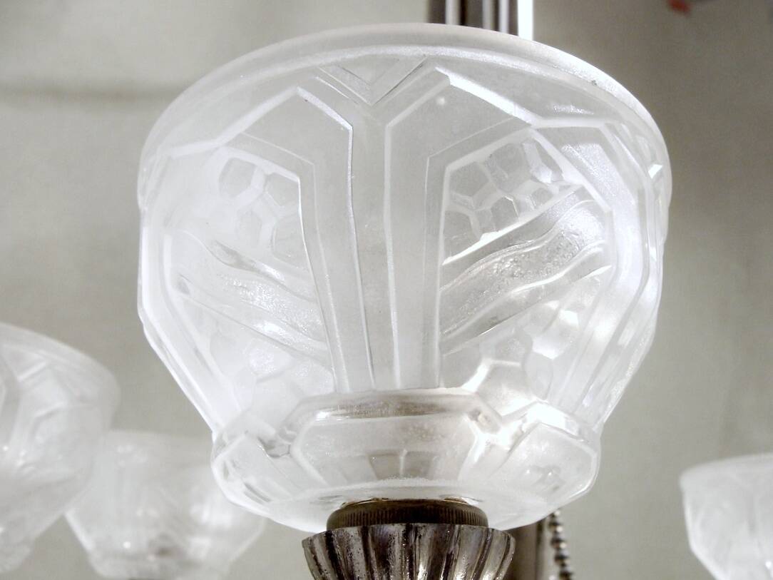 1930 chandelier with 6 lights