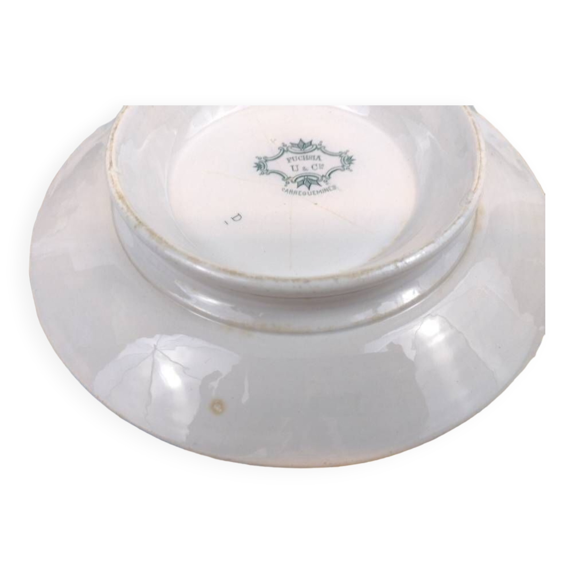 Sarreguemines “Fushia” Foot Shower Plate