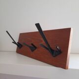 Patère teak teck annees 60