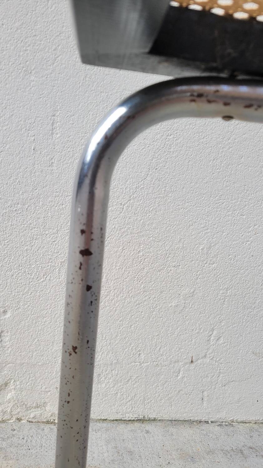 Marcel Breuer armchair model b64 cesca signed Made in Italy