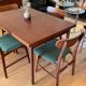 Set of 4 Scandinavian teak chairs – Model "Vagn" – 1960s