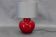 1970s Italian VeArt Glass Table Lamp with Fabric Lamp Shade