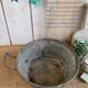 Bassine en zinc