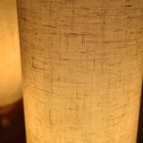 pair of solid wood ball lamps, Scandinavian style bedside lamp, 35 x 13