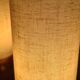 pair of solid wood ball lamps, Scandinavian style bedside lamp, 35 x 13