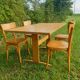Mid-Century Scandinavian design oak table