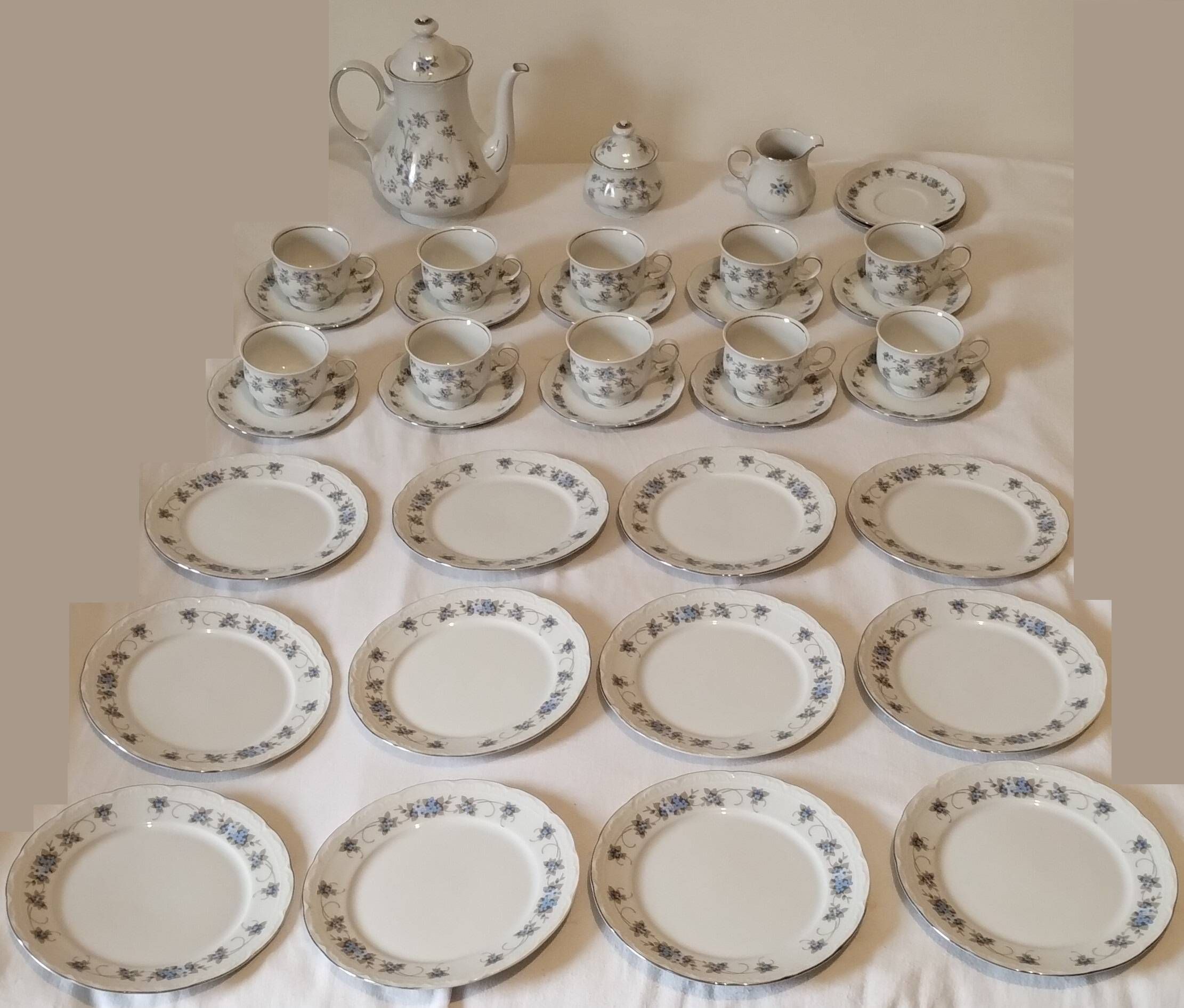 Service à café / thé en porcelaine Mitterteich Bavaria
