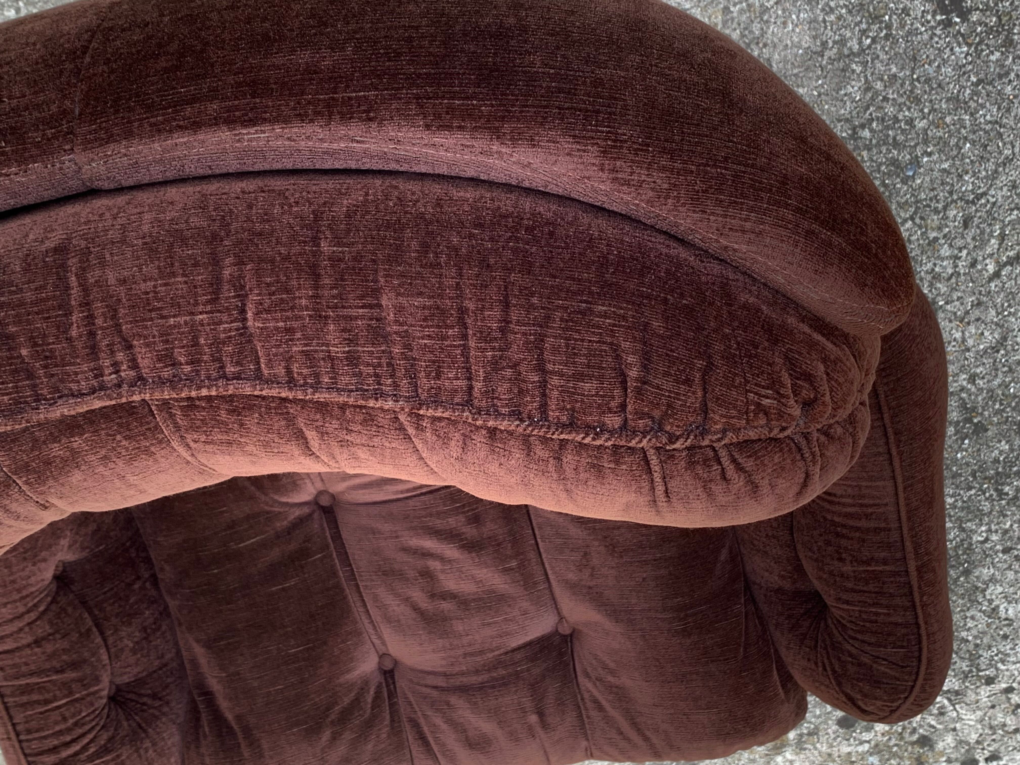 Space age 1970 beka armchairs and ottomans