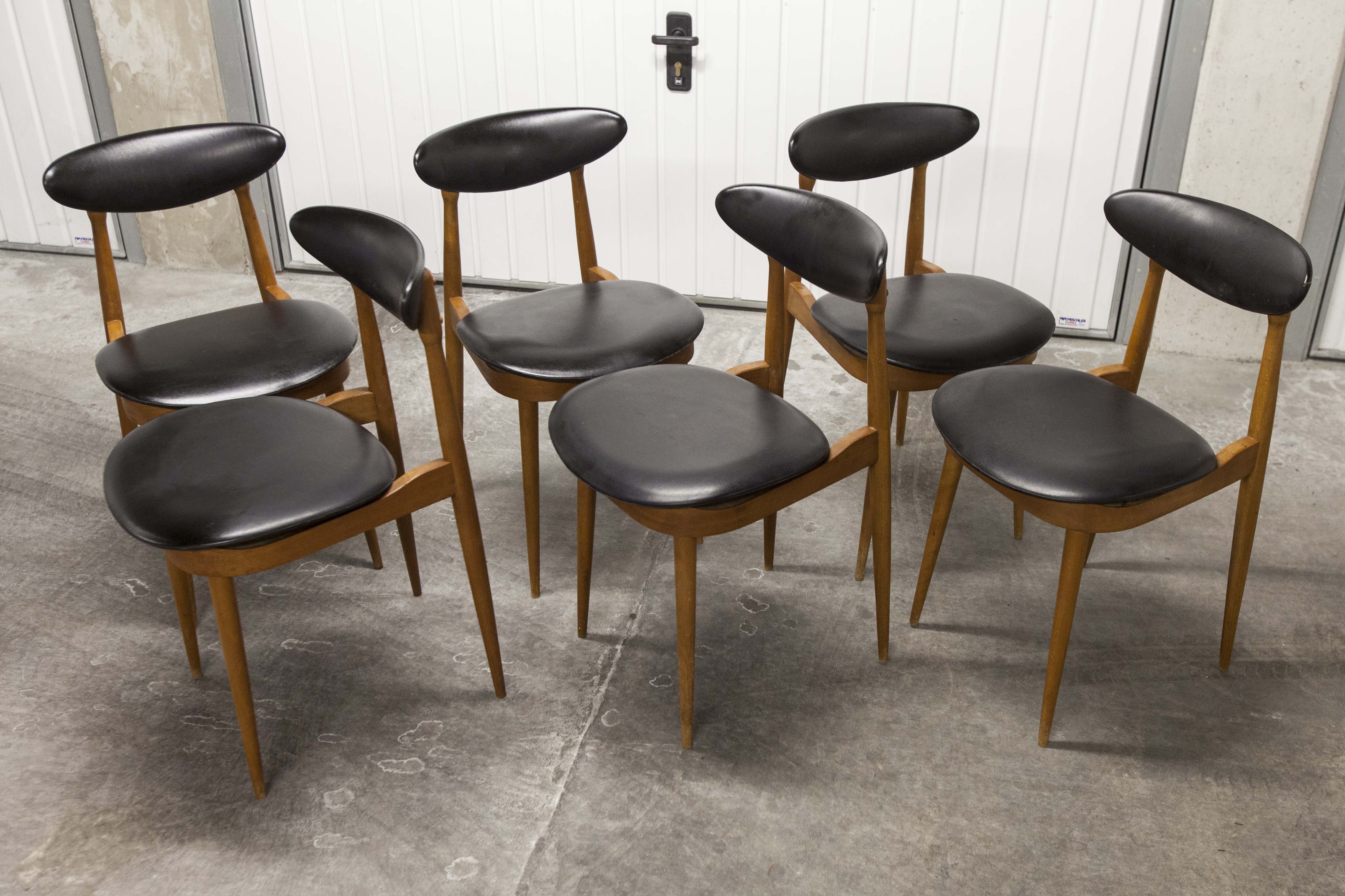 6 chairs Baumann Unicorn