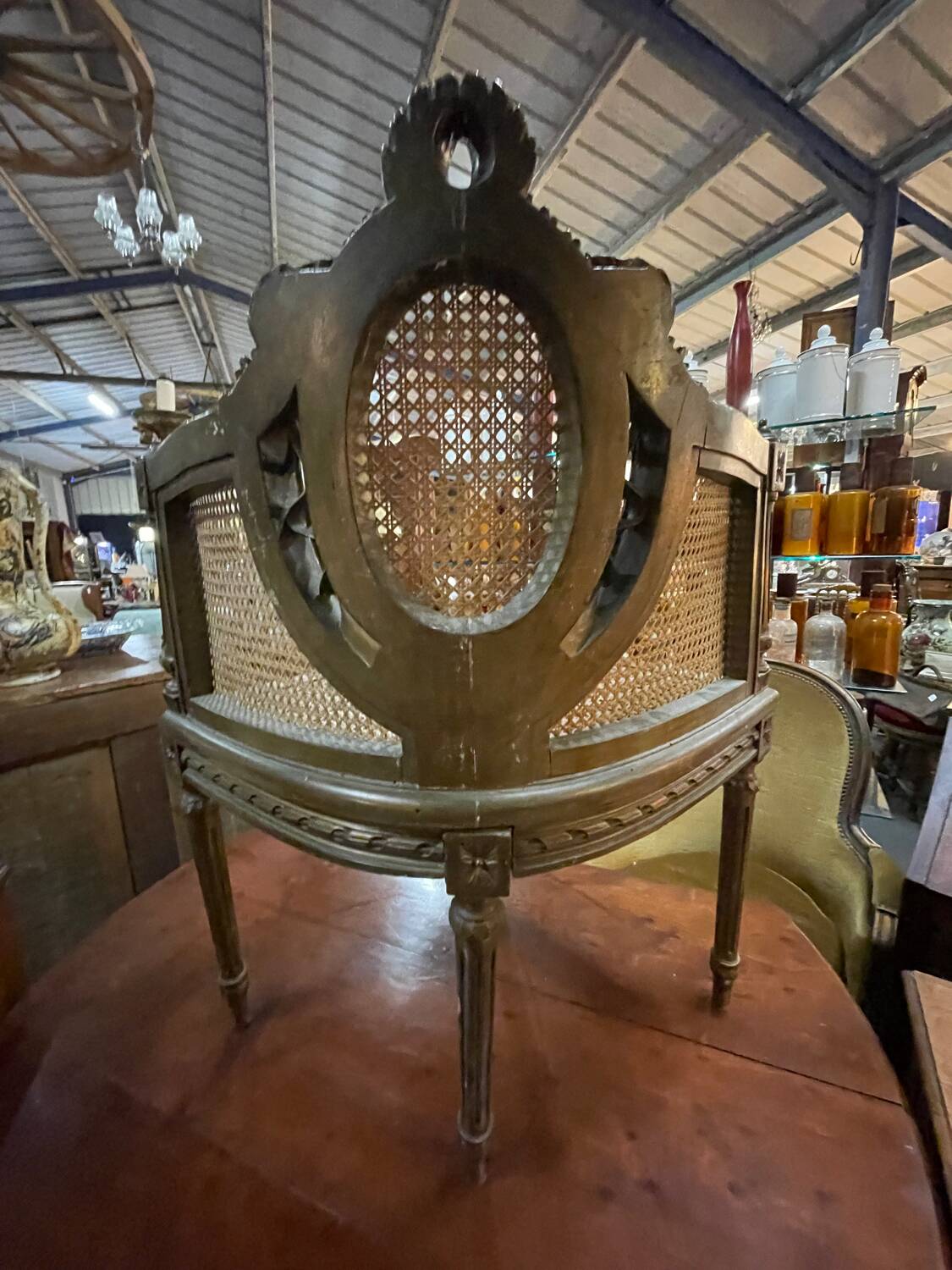 Louis XVI corner chair