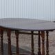Solid wood folding dining room table
