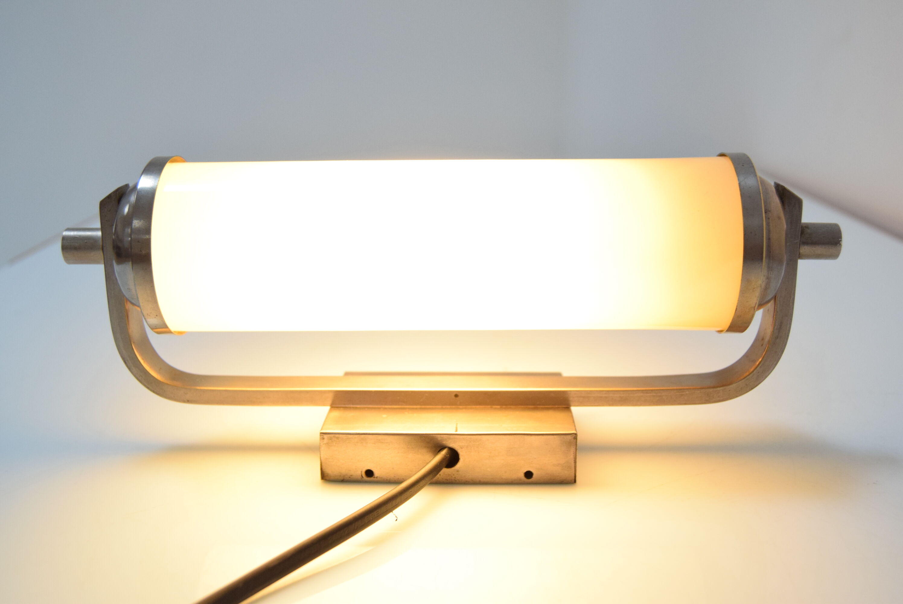 Art deco tubular wall lamp,1930's.