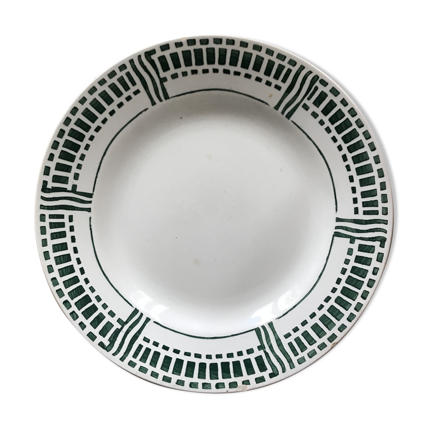 Lot of 6 plates Longwy model Toulon