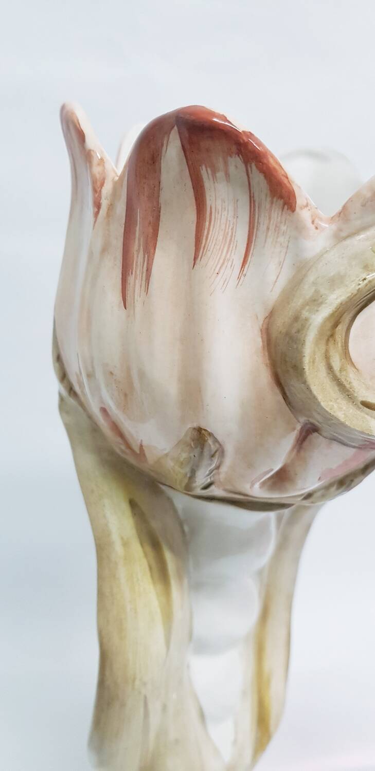 Grand vase à fleurs Capodimonte