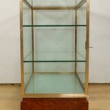 Display Cabinet in Brass and Elm – 1950