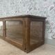Antique shop display cabinet in oak (renovated)