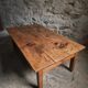Antique cherry coffee table, rustic farmhouse table with drawer, circa 1750–1800.