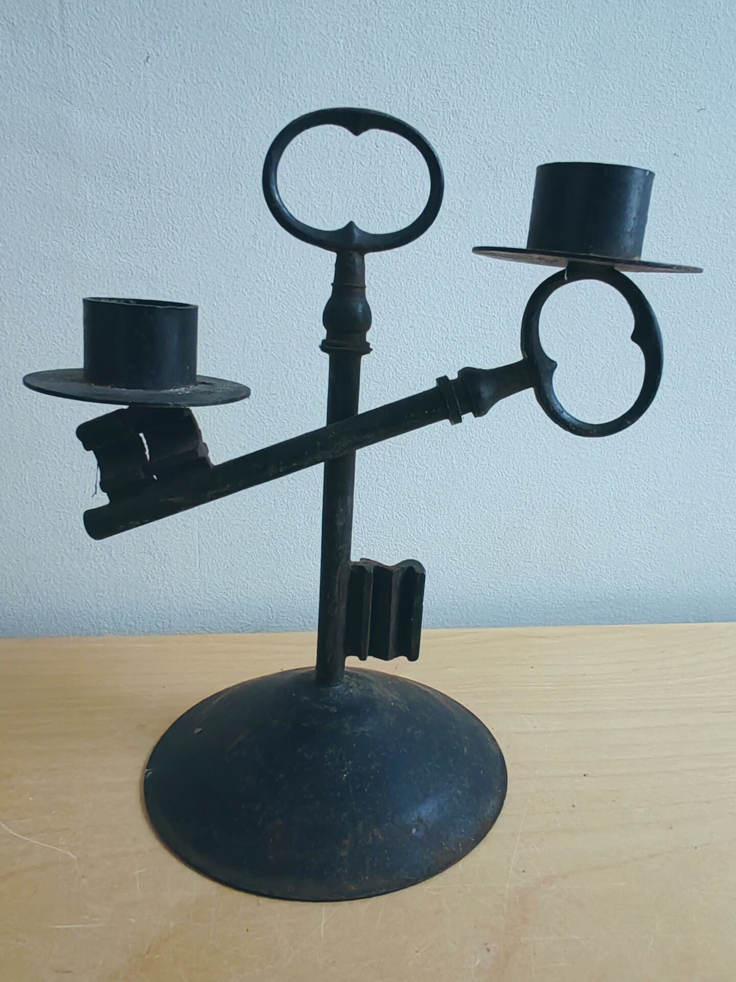 Pair of candleholders