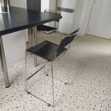 High stools Spaghetti dark gray design Giandomenico Belloti , edit by Alias