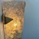 Vintage Hillebrand wall lamp, brass and Murano glass, Germany 1960s