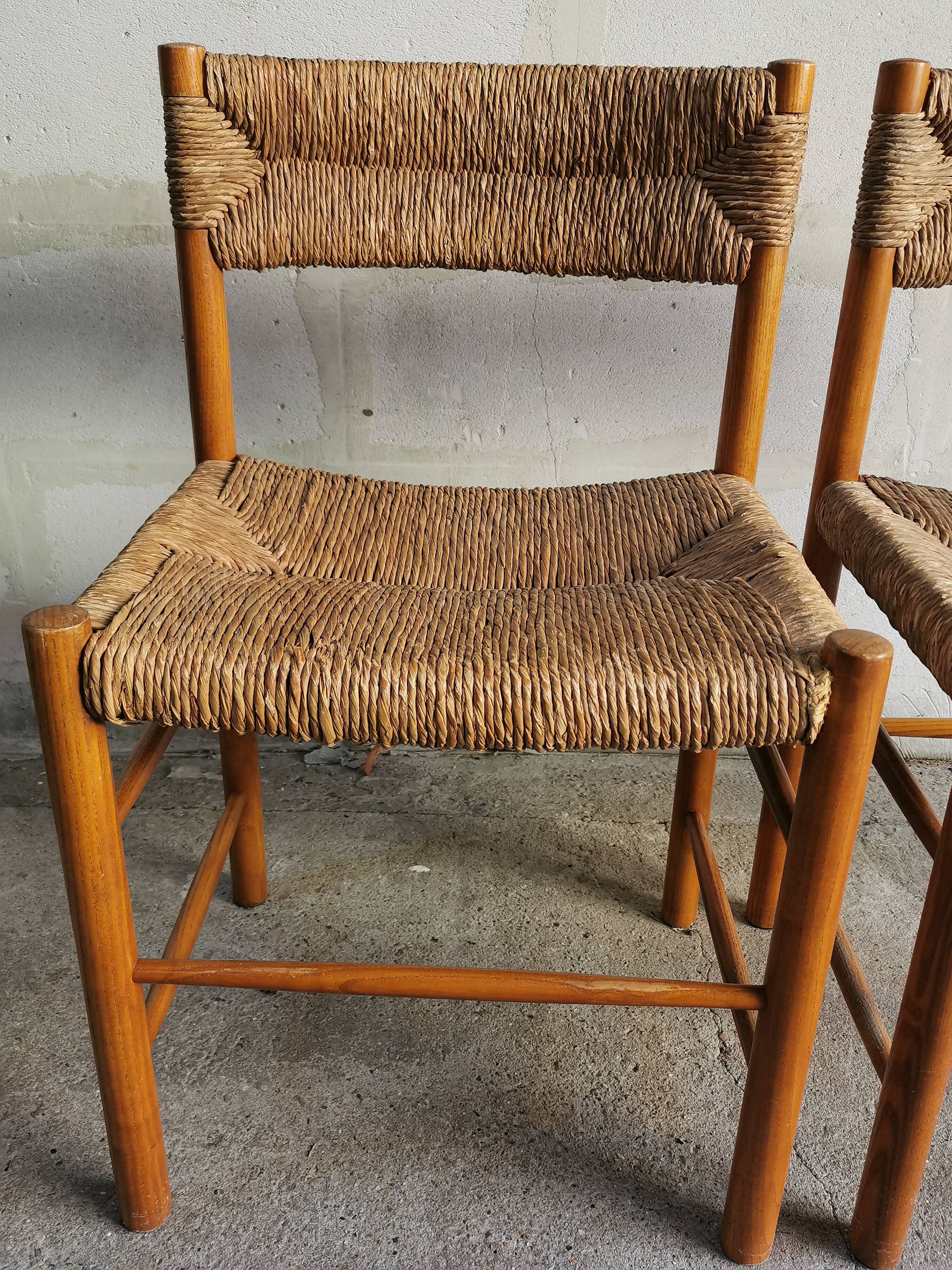 4 vintage chairs Dordogne model by Robert Sentou