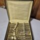 Coffret de 12 fourchettes à dessert vintage manches nacré