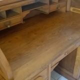 Bureau américain à rideau en chêne