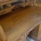American desk with oak curtain