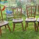 Suite de 4 chaises windsor