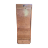 Oak notary curtain filing cabinet