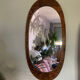 60s mirror in Italian wood