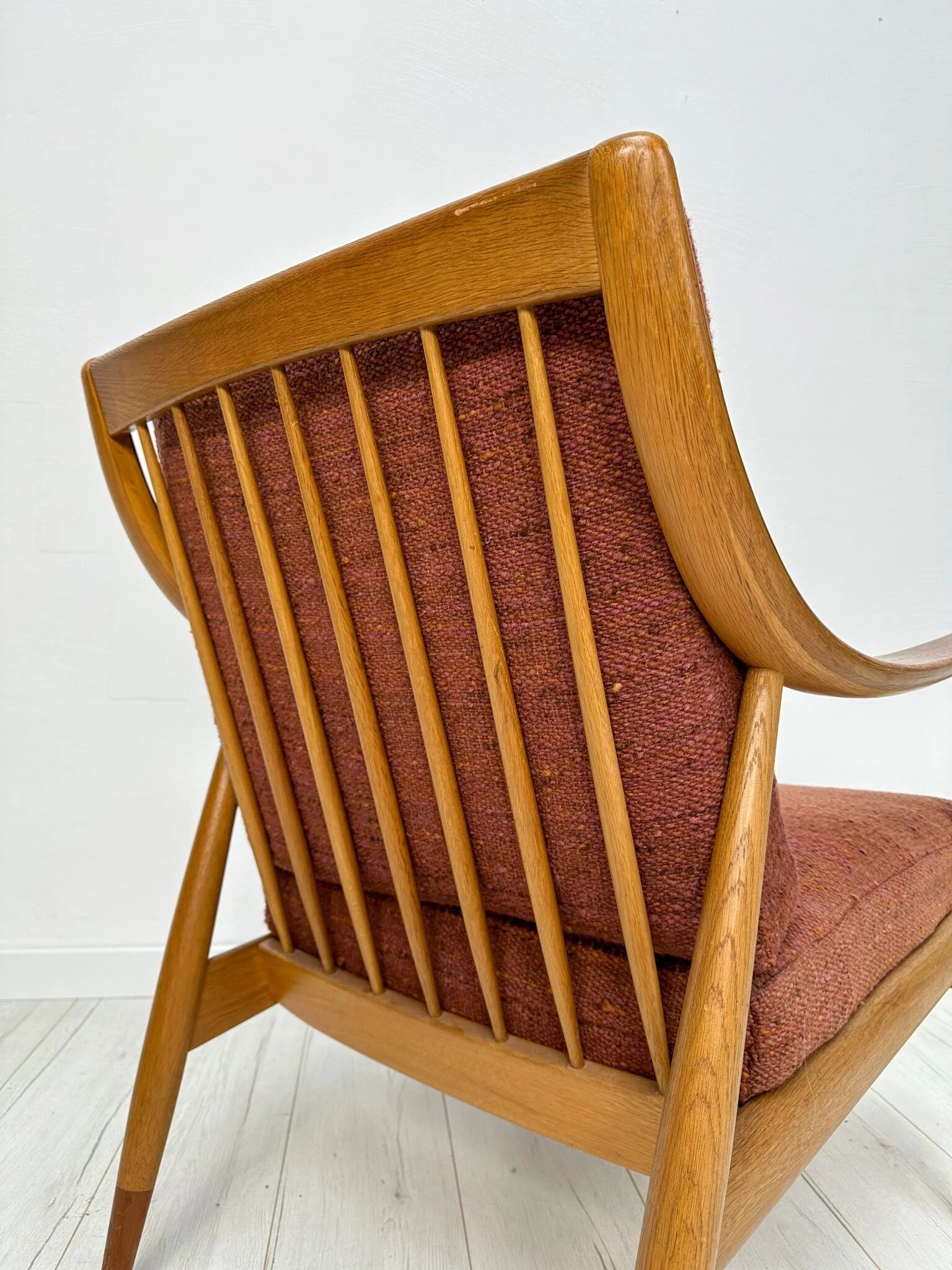 1950s Vintage Danish Oak Armchair FD 145 by Peter Hvidt & Orla Mølgaard Nielsen