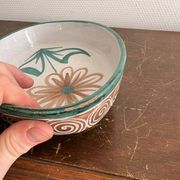 Plat Ovale Marguerite Céramique Vallauris Robert Picault Vintage 50's