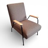 1 pair of Pierre Guariche armchairs