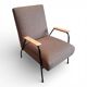 1 paire de fauteuils Pierre Guariche